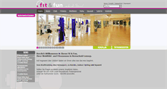 Desktop Screenshot of fit-und-fun.eu